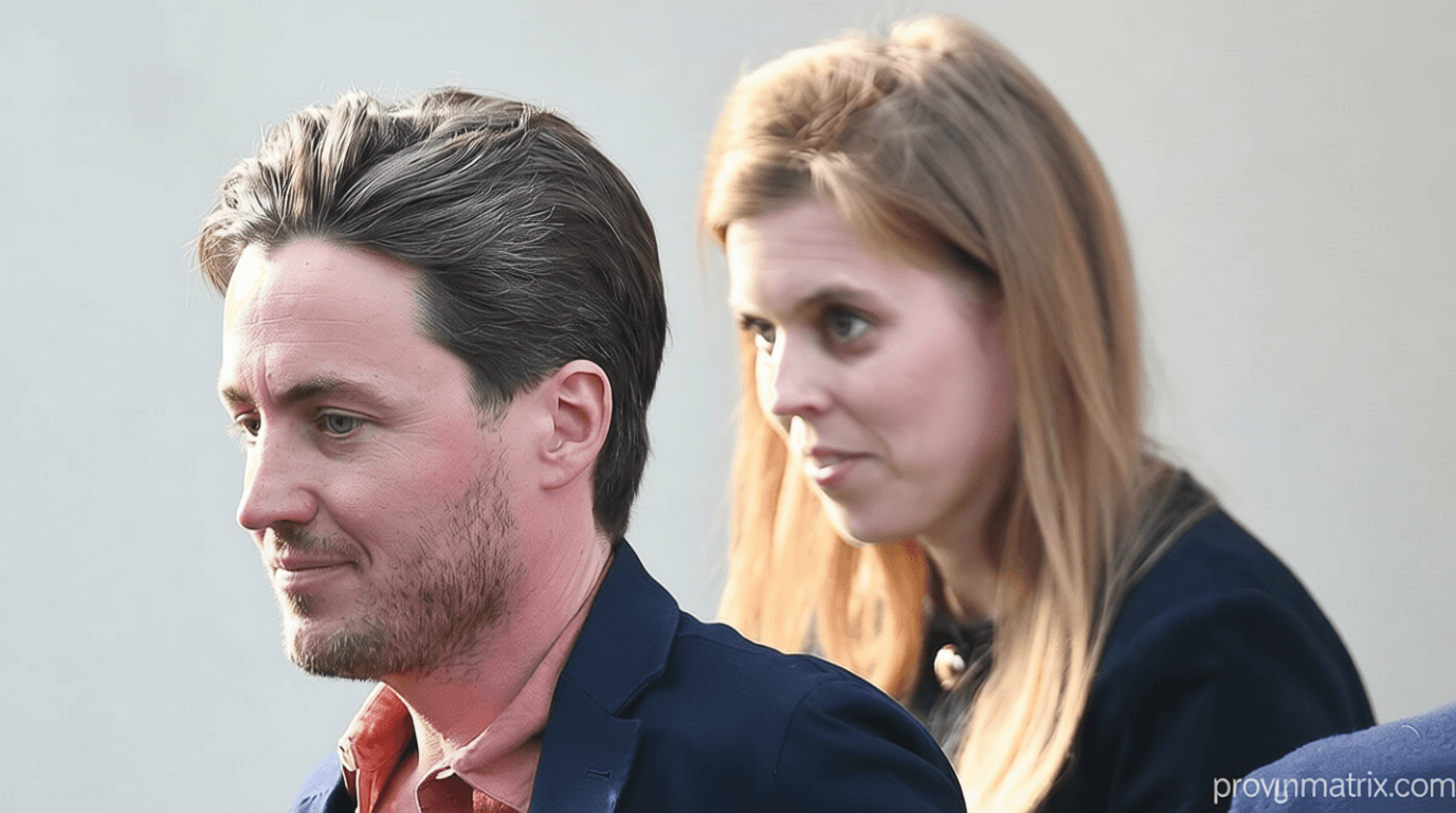 Princess Beatrice puts on united front with husband Edo during lunch out amid fears her ‘marriage is in trouble’ in wake of Epstein scandal