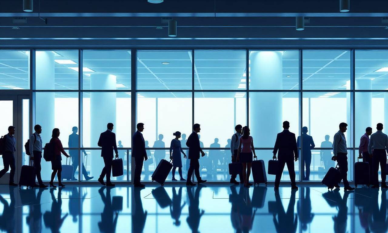 Long security lines form at airports as TSA agents miss first full paycheck amid DHS standoff