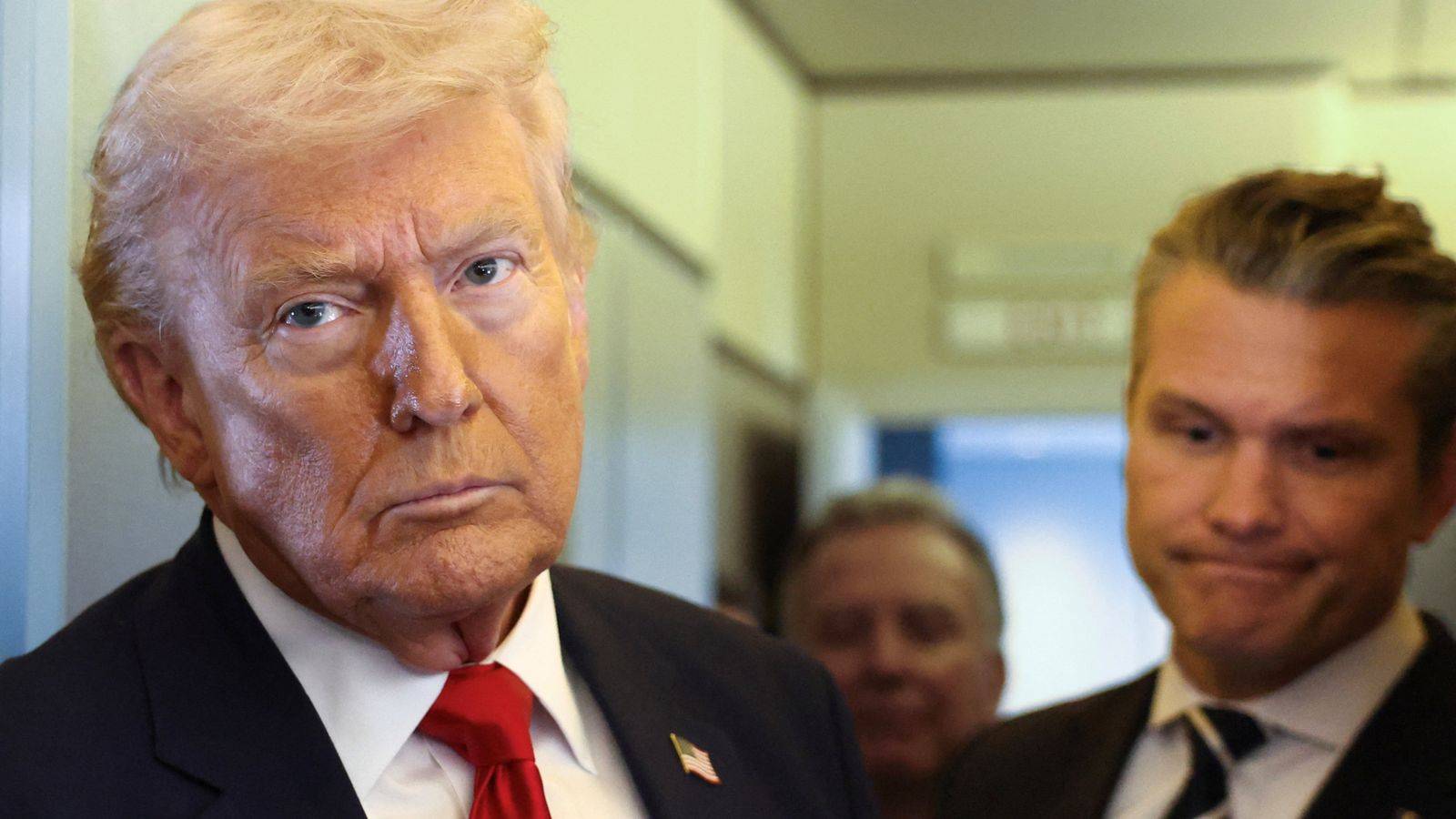 Donald Trump is clearly bruised by an old ally turning its back in his hour of need