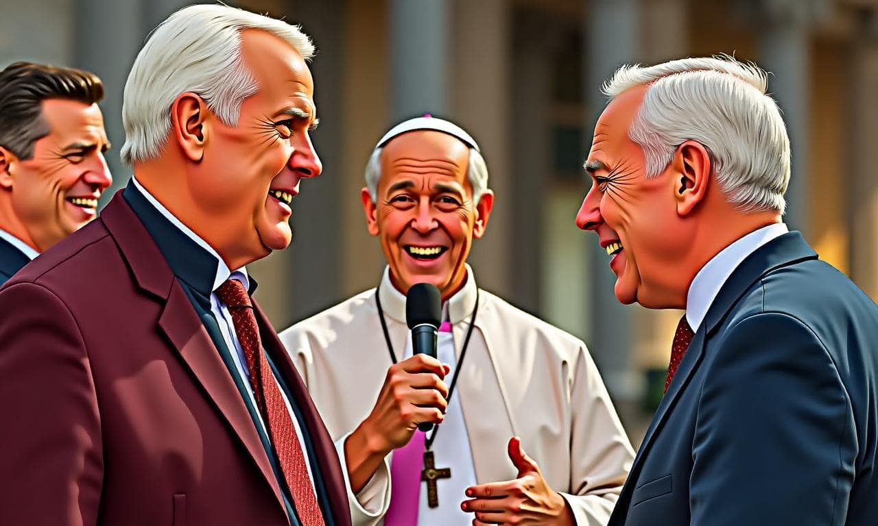Watch: Vance heckled as he chides Pope