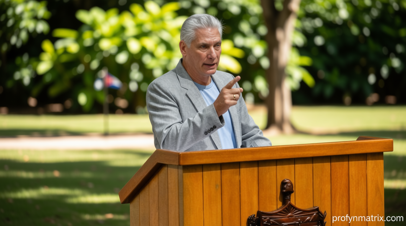 Cuba’s president warns of ‘bloodbath’ if US takes military action